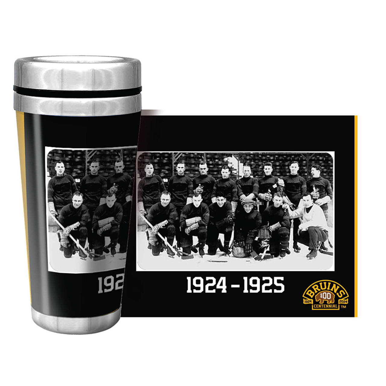 Bruins Centennial Mug Warmer Set