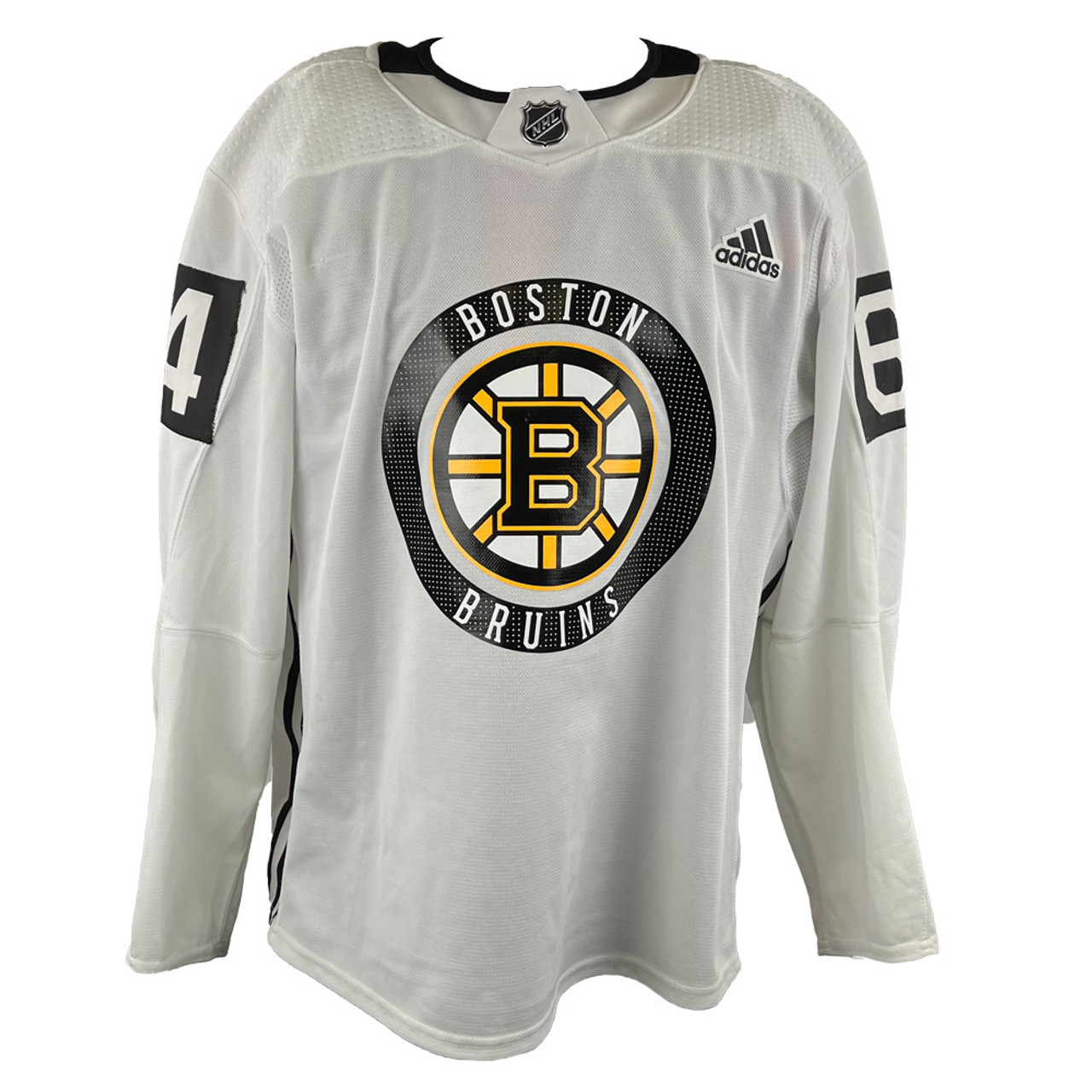 Bruins white sales practice jersey