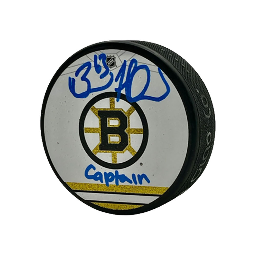 Brad Marchand Signed Boston Bruins 2016 Winter Classic Dueling Puck - Autographed Original