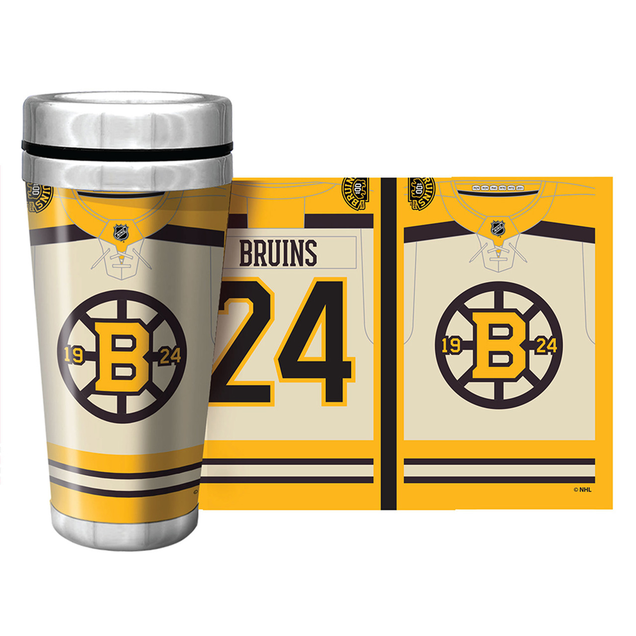 Bruins Centennial Home Jersey Sculpted 20oz Coffee Mug