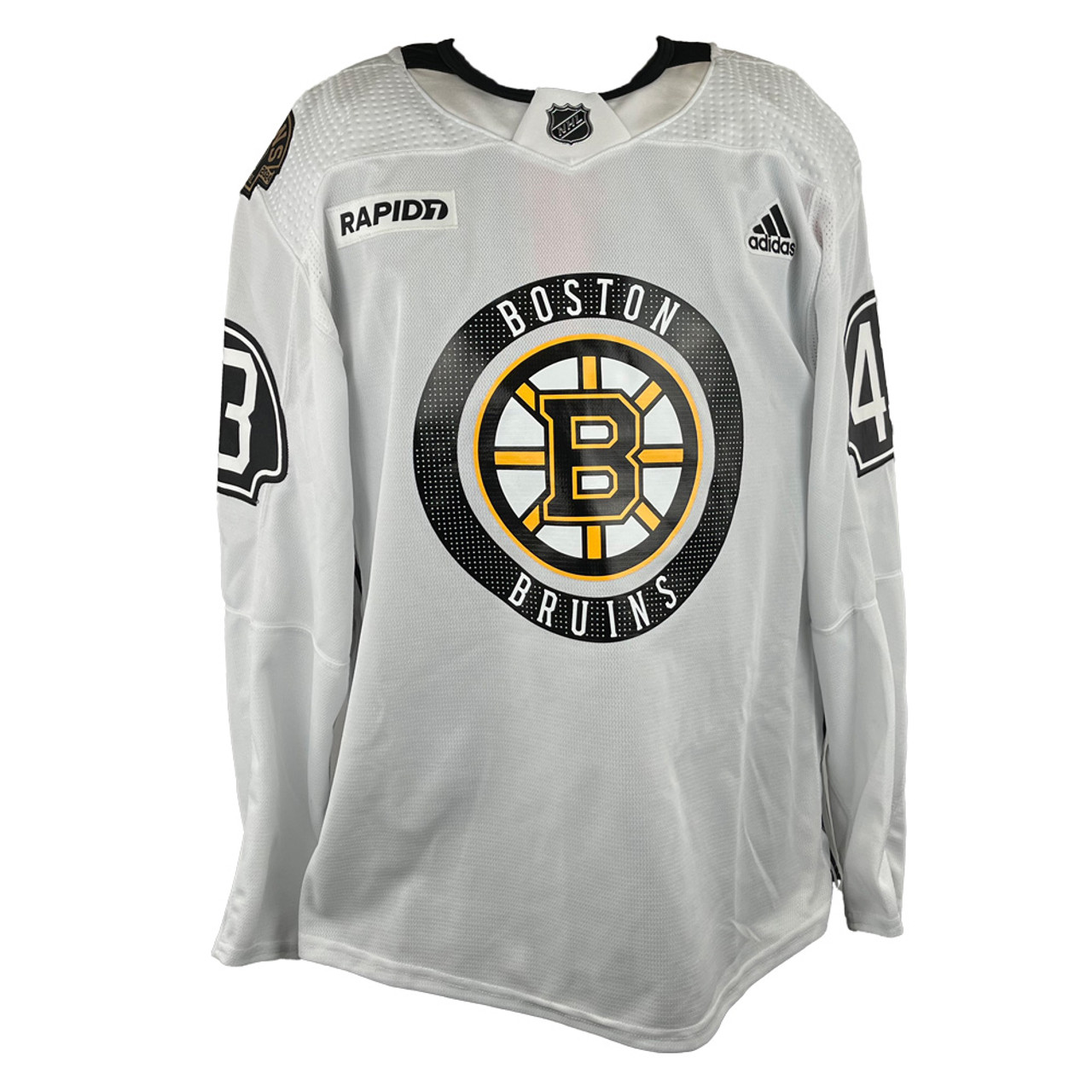 Adidas Boston Bruins No43 Danton Heinen Black Home Authentic Stanley Cup Final Bound Stitched NHL Jersey