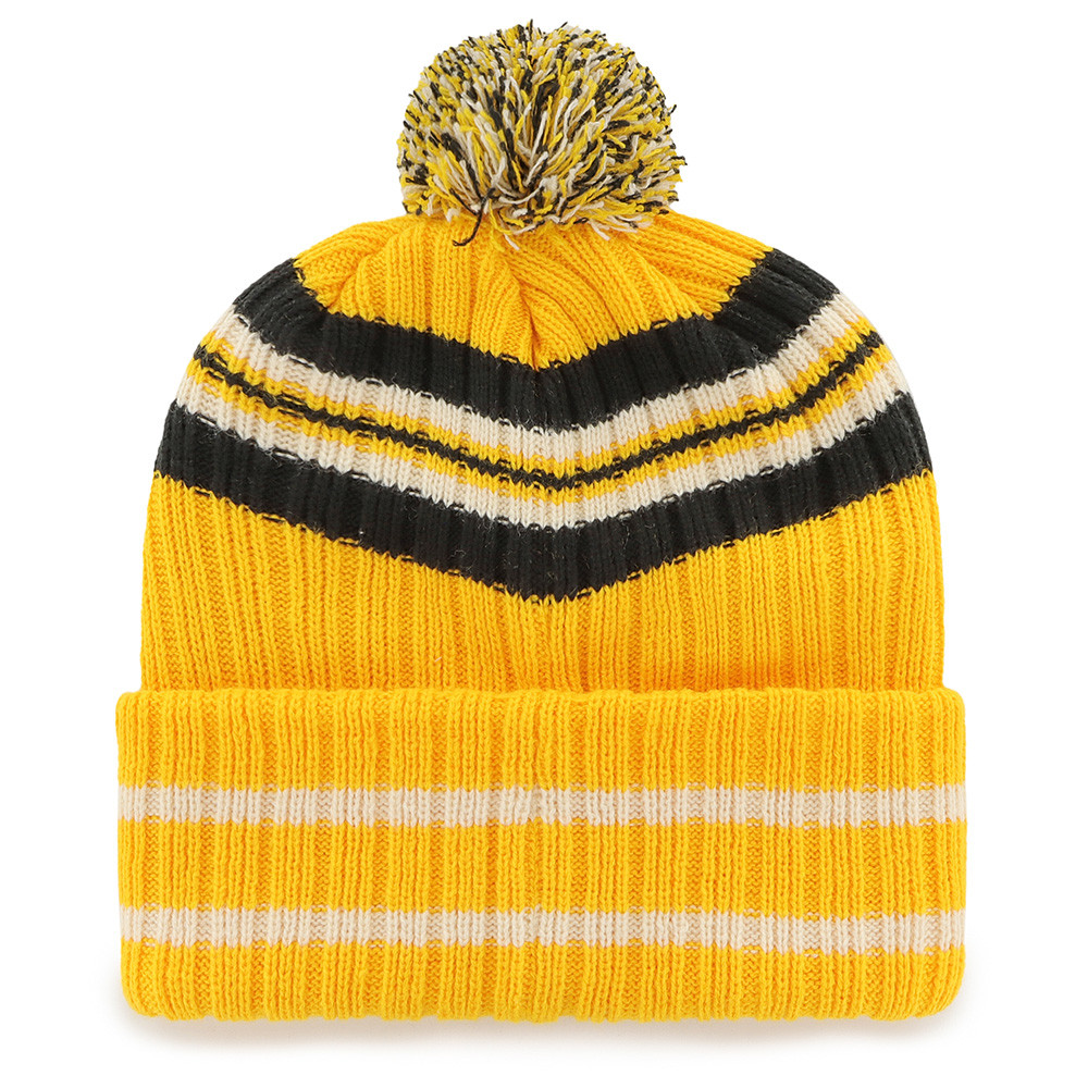 Bruins 47 Centennial Logo Hone Gold Knit Cap Boston ProShop