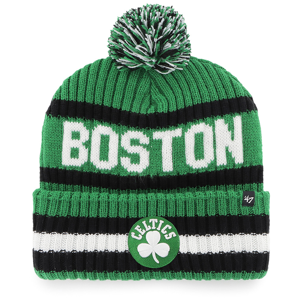 Celtics '47 Shamrock Bering Green Knit Hat - Boston ProShop