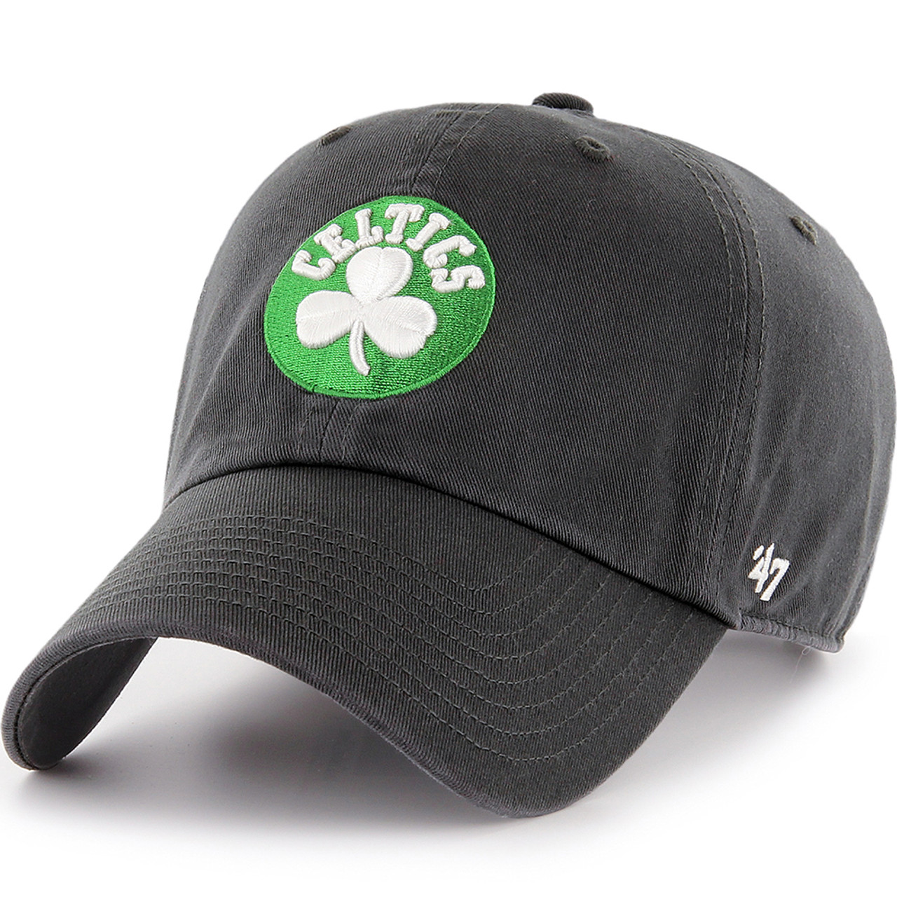 Celtics '47 Shamrock Charcoal Clean Up Cap | Boston Pro Shop