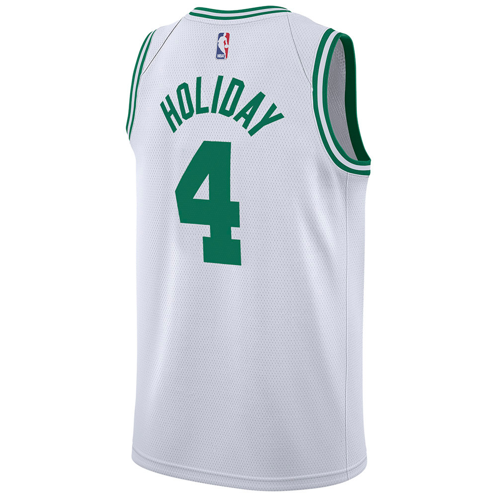 Jrue Holiday Nike Association Swingman Jersey w/VistaPrint Patch