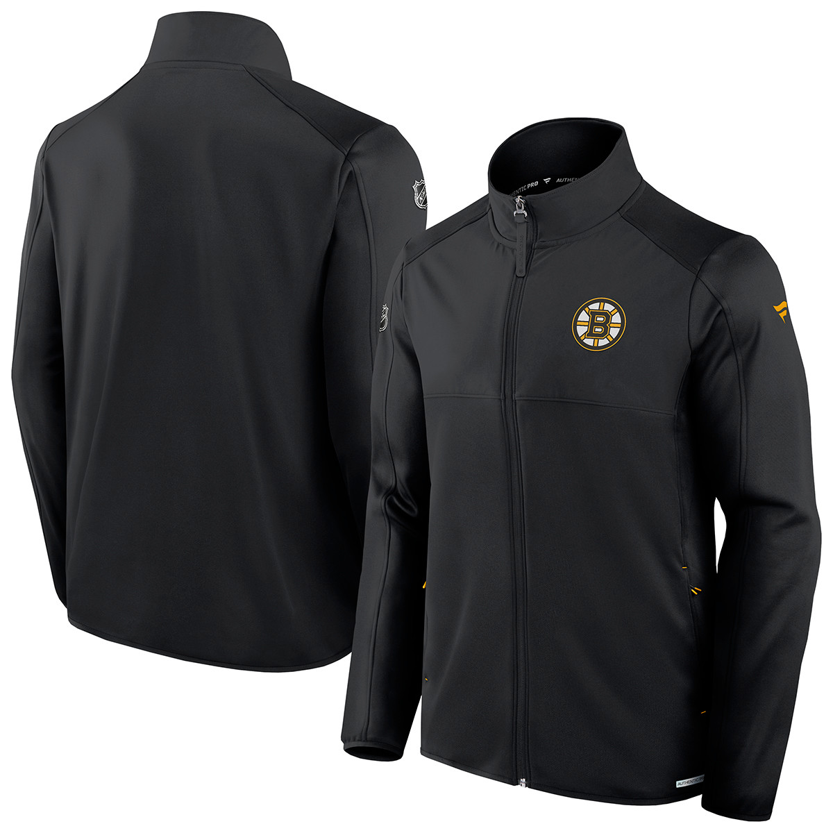 Bruins Authentic Pro Rinkside Full Zip Jacket - Boston ProShop