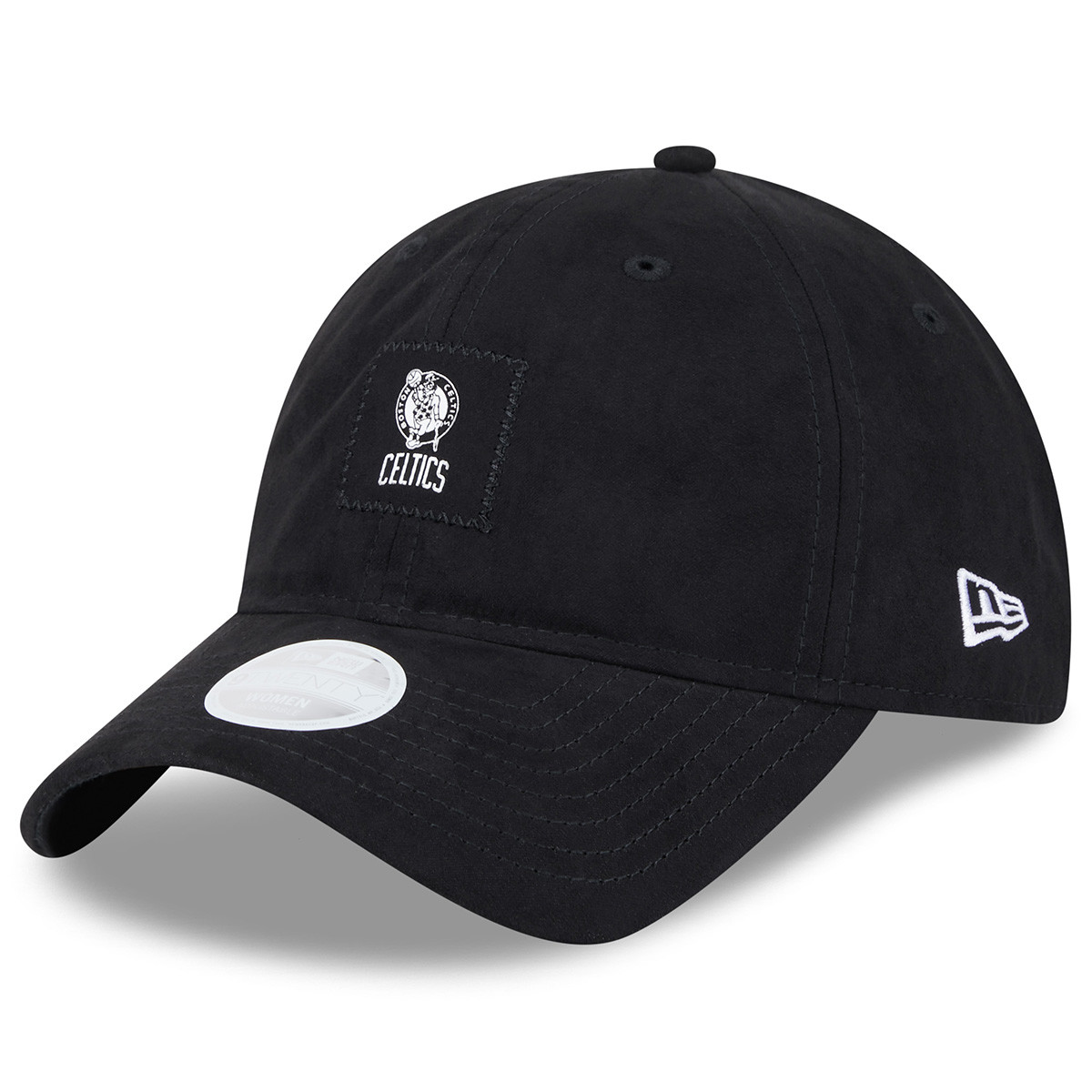 Celtics Ladies Suede Patch 9TWENTY Black Cap - Boston ProShop Celtics Ladies Suede Patch 9TWENTY Black Cap - Boston ProShop