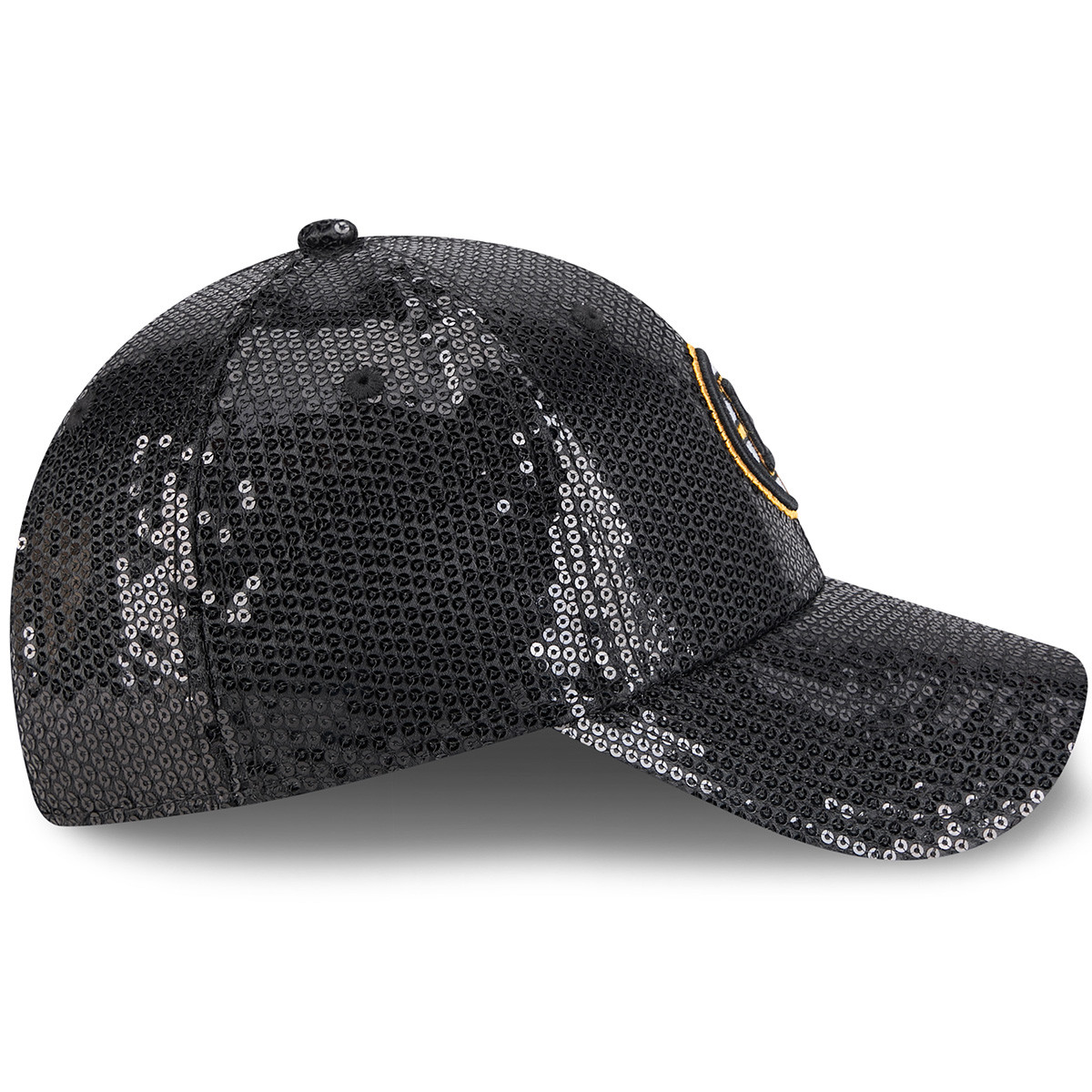 Black Sequin Baseball Cap IRIDESCENT BLACK SEQUIN BASEBALL HAT CAP MATCHES ALL PERFECT  main image 2