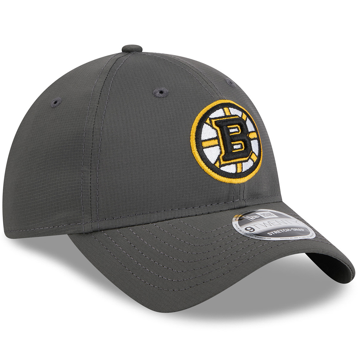 Bruins New Era Ripstop Charcoal 9TWENTY Cap - Boston ProShop