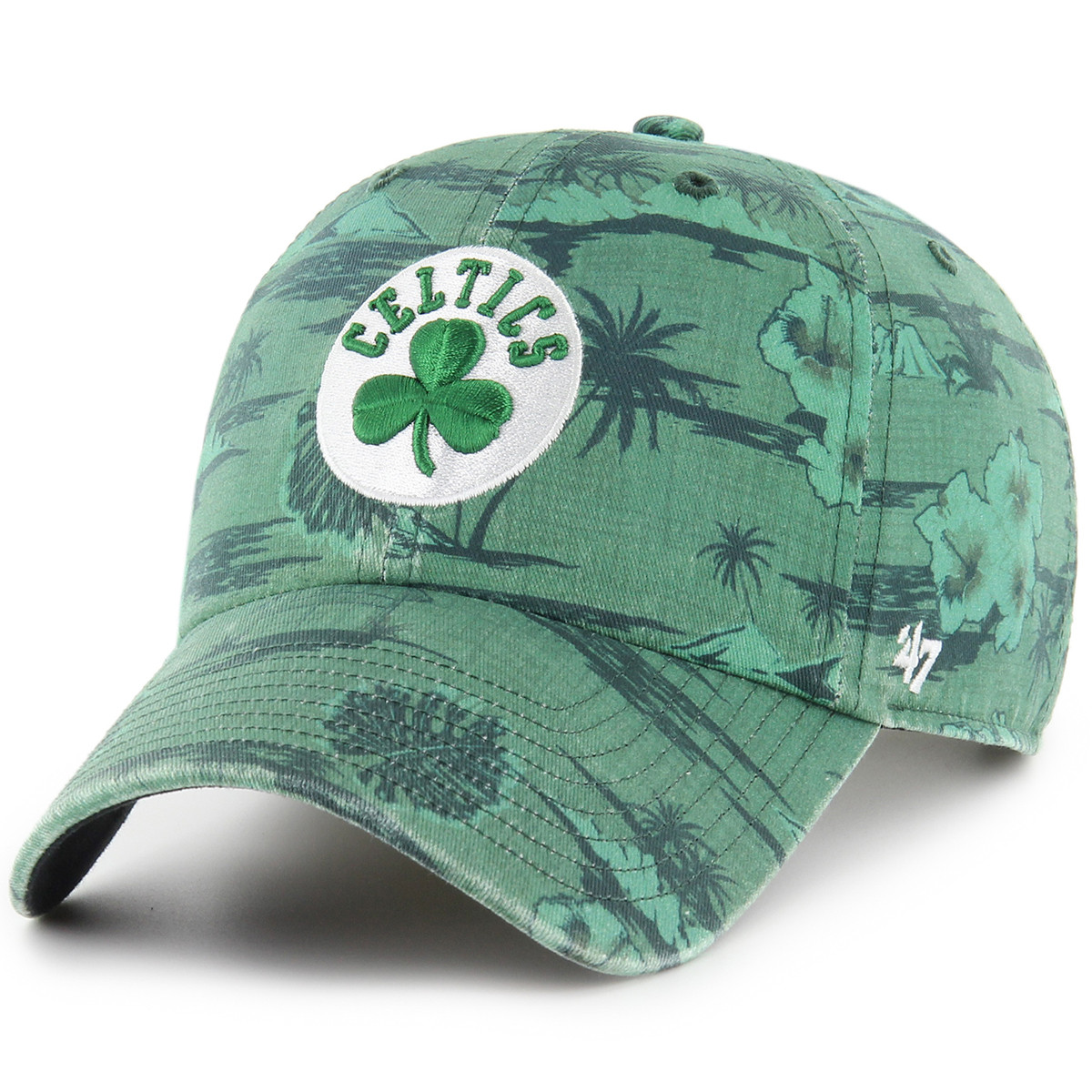 Celtics '47 Fiji Green Clean Up Cap - Boston ProShop