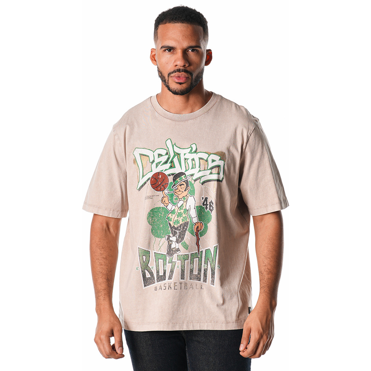 Celtics The Wild Collective Graffiti Short Sleeve Tee