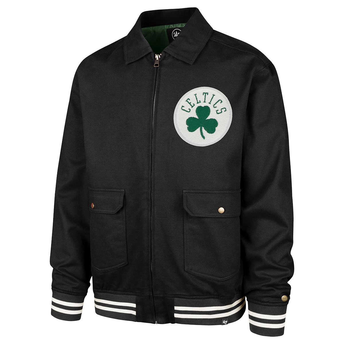 Celtics '47 Haddey Black Track Jacket