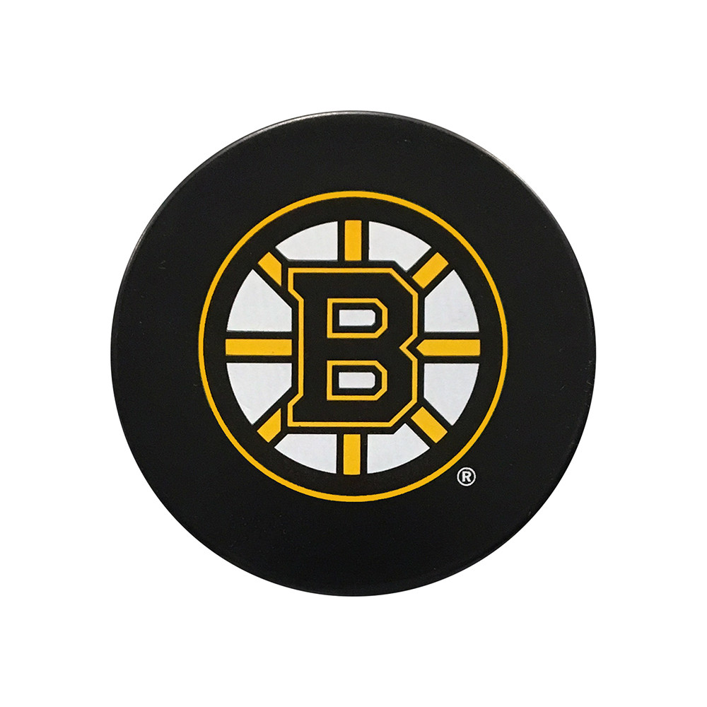 Bruins Basic Logo Puck - Boston ProShop