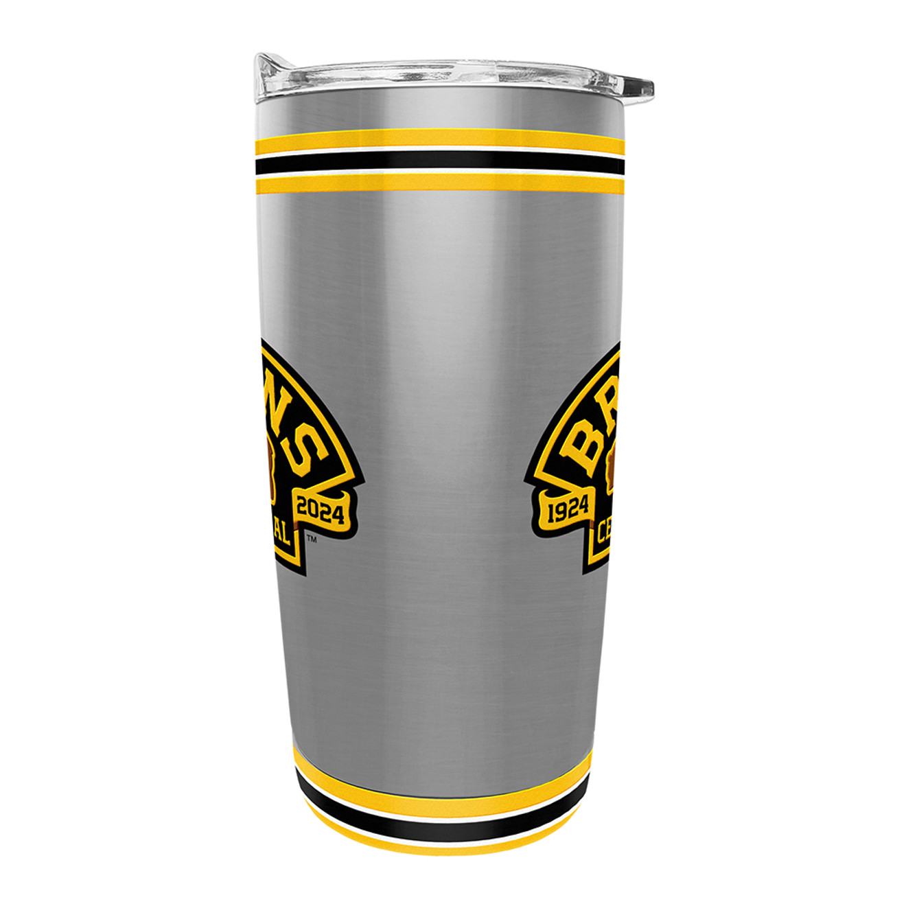 Logo 40oz Athletic Grey Tumbler With Straw - Balfour of Norman