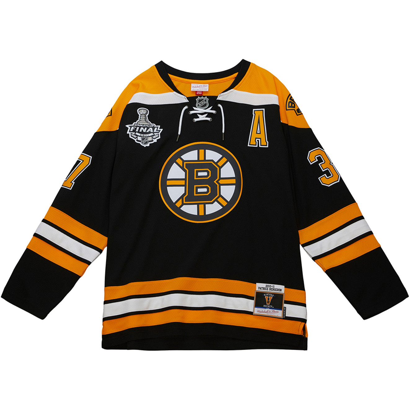 Patrice Bergeron Blue Line 2011 Stanley Cup Final Jersey