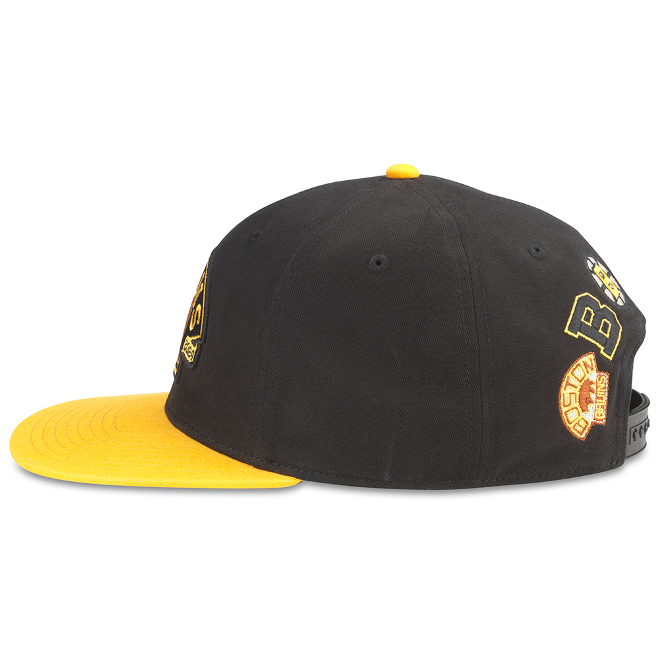 Bruins Centennial Logo Blockhead Black Cap