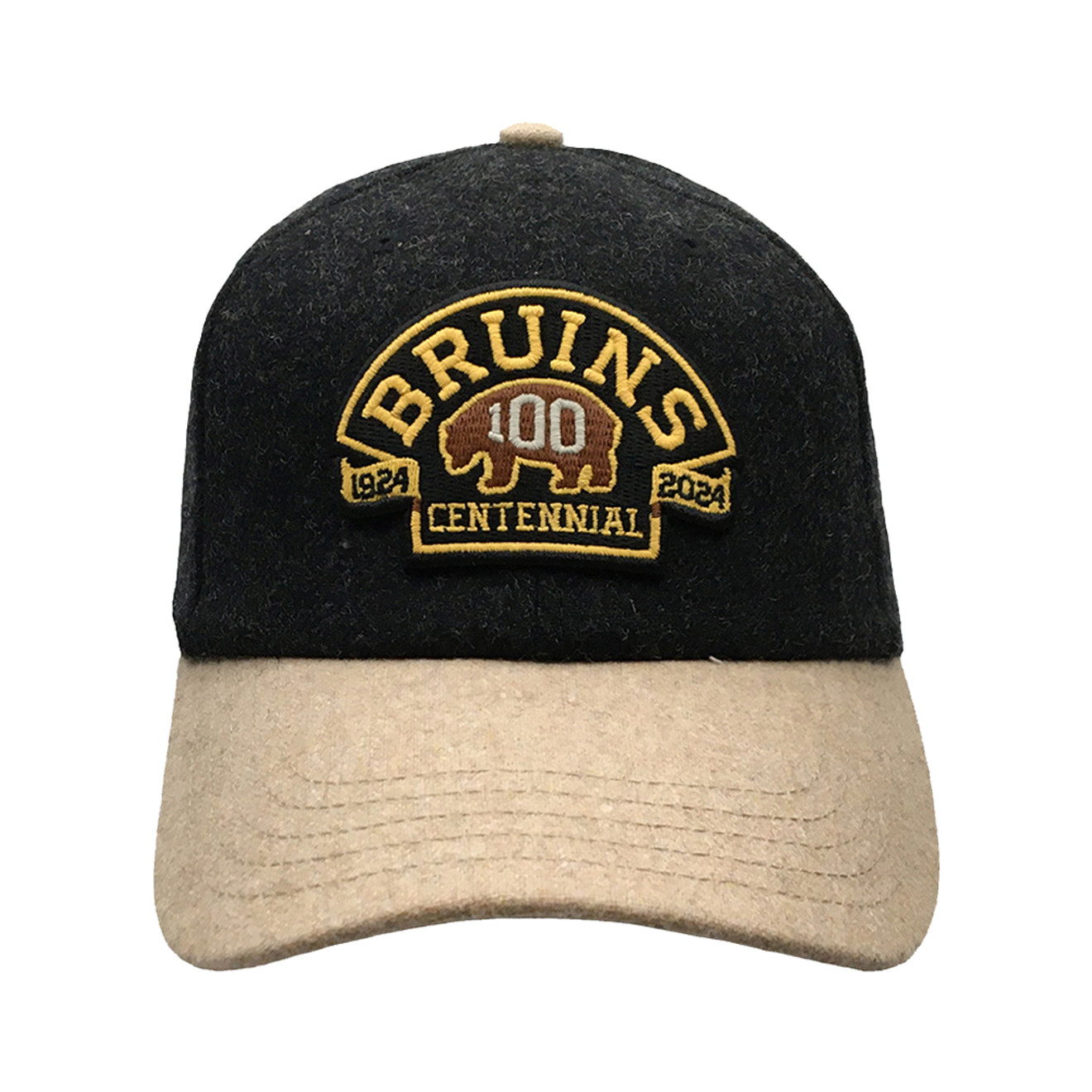 Bruins Centennial Logo Archive Legend Black/Tan Cap