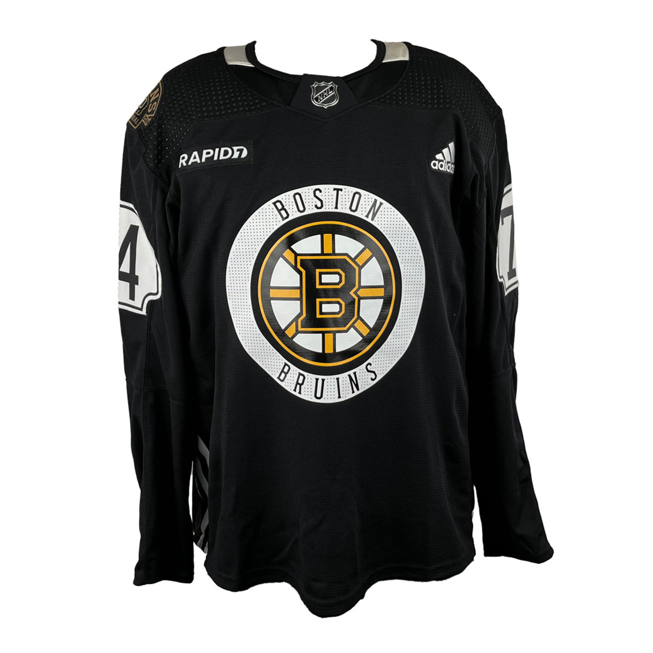 Adidas Boston Bruins No74 Jake DeBrusk Black Home Authentic Drift Fashion 2019 Stanley Cup Final Stitched NHL Jersey