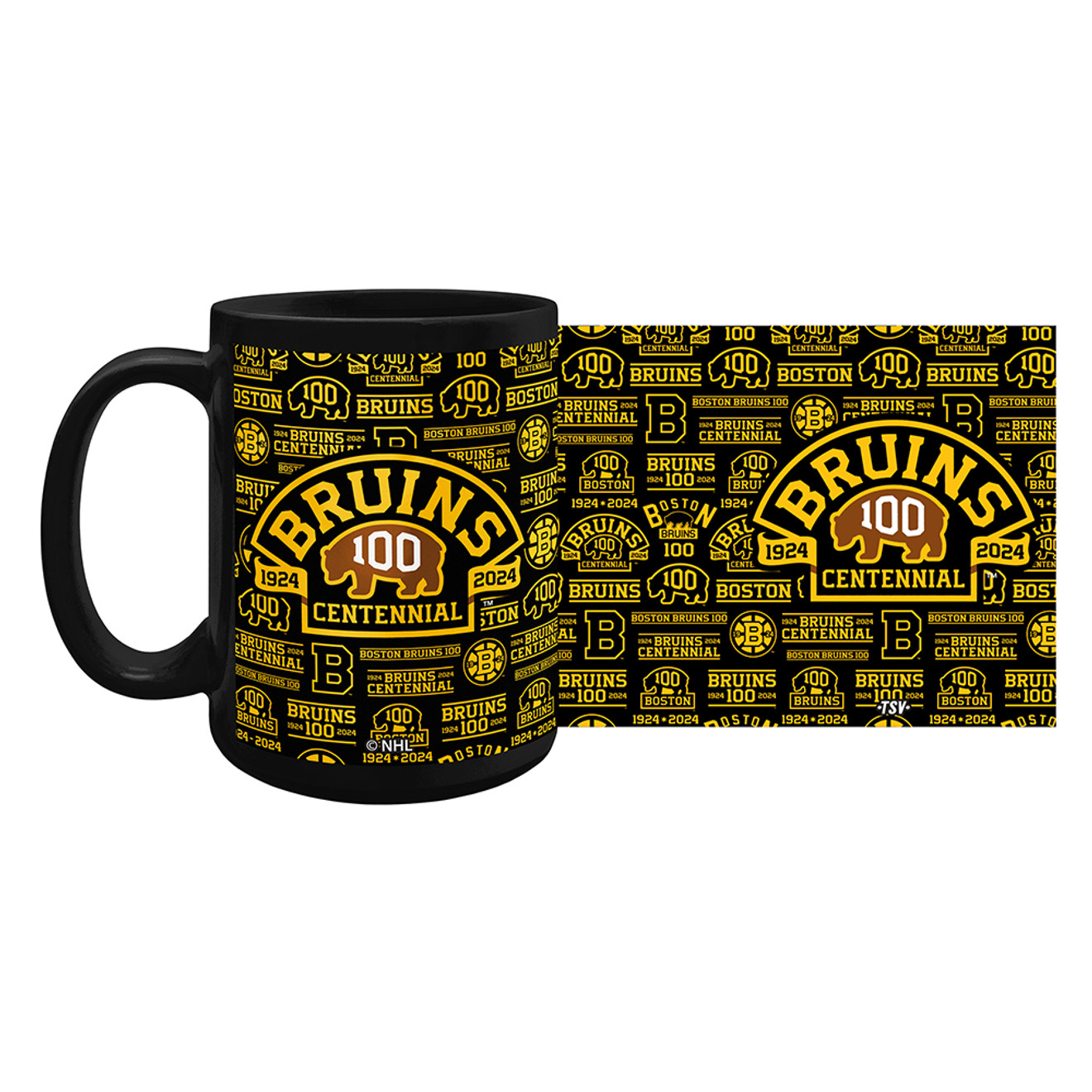 Bruins Centennial Mug Warmer Set