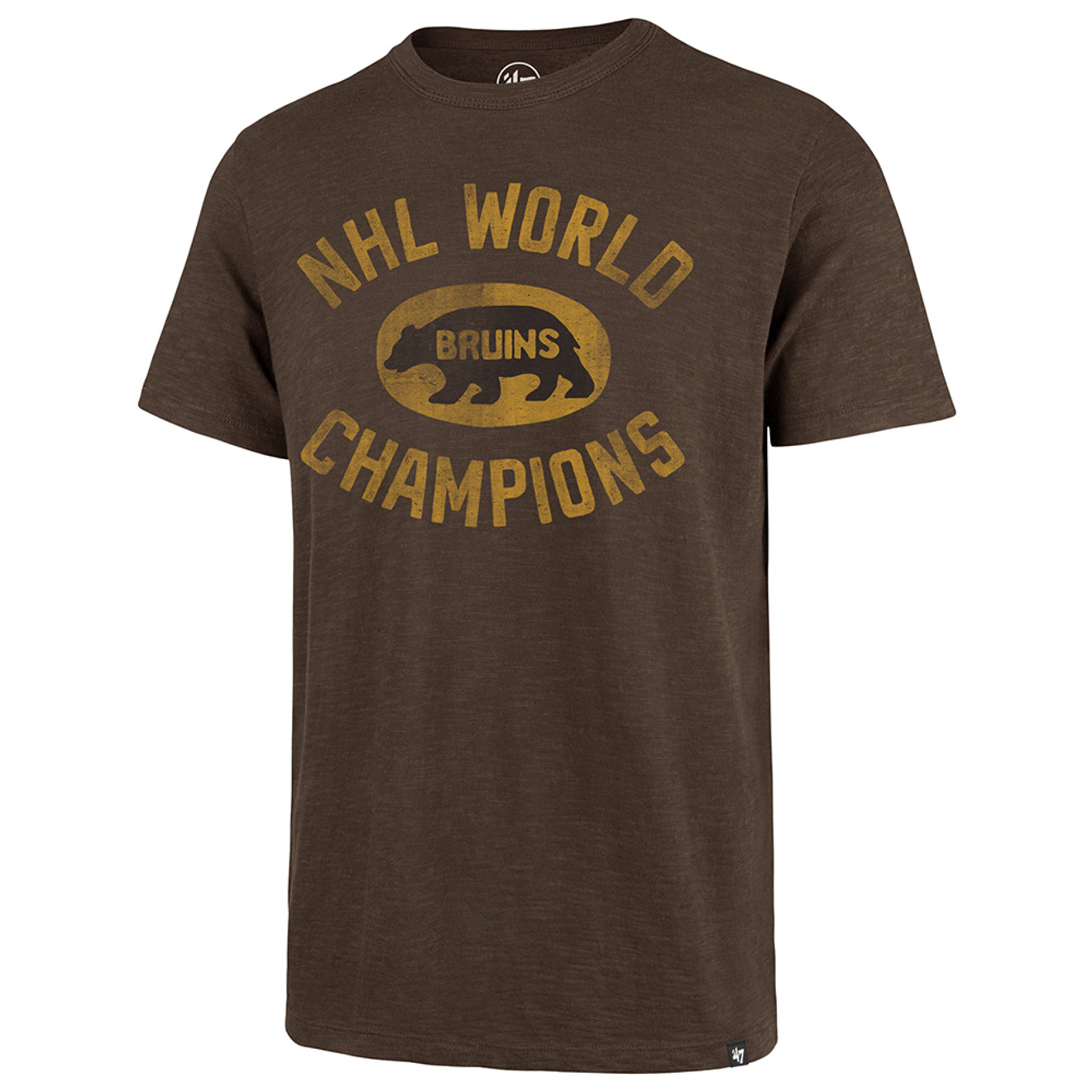 Bruins '47 Centennial Secondary Logo Brown Scrum Tee