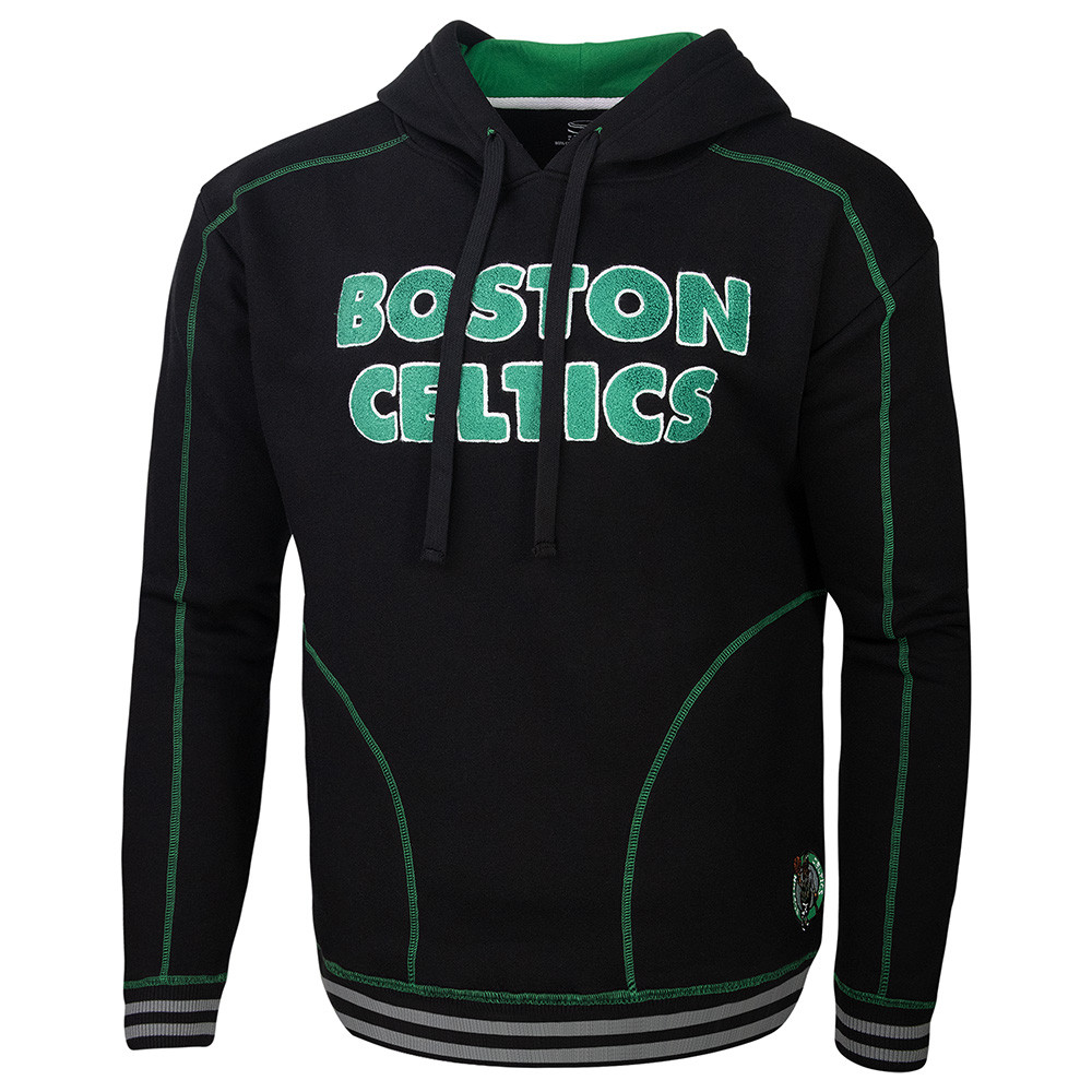 Celtics Baseline Black Pullover Hood