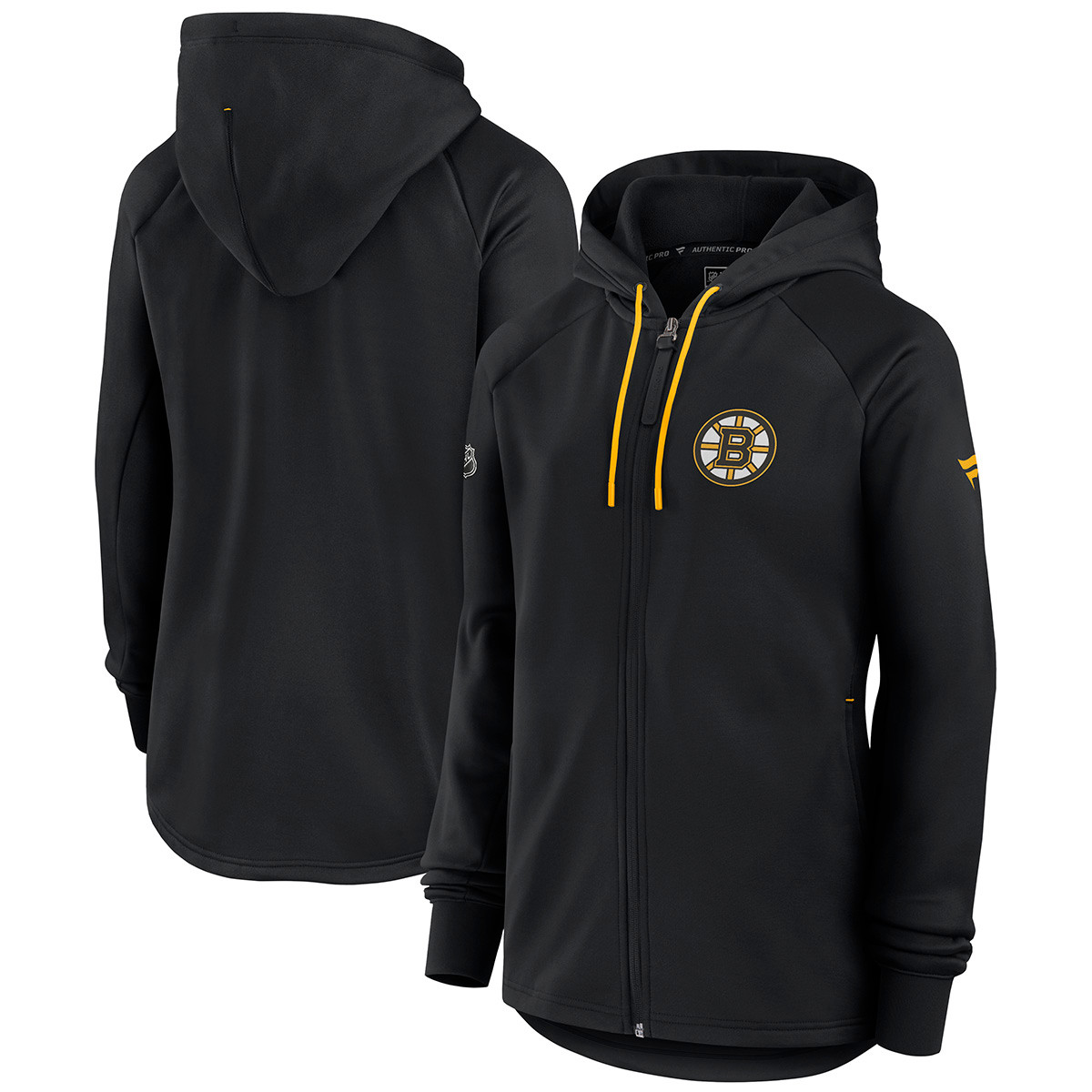Bruins Ladies Authentic Pro Rinkside Full Zip Jacket