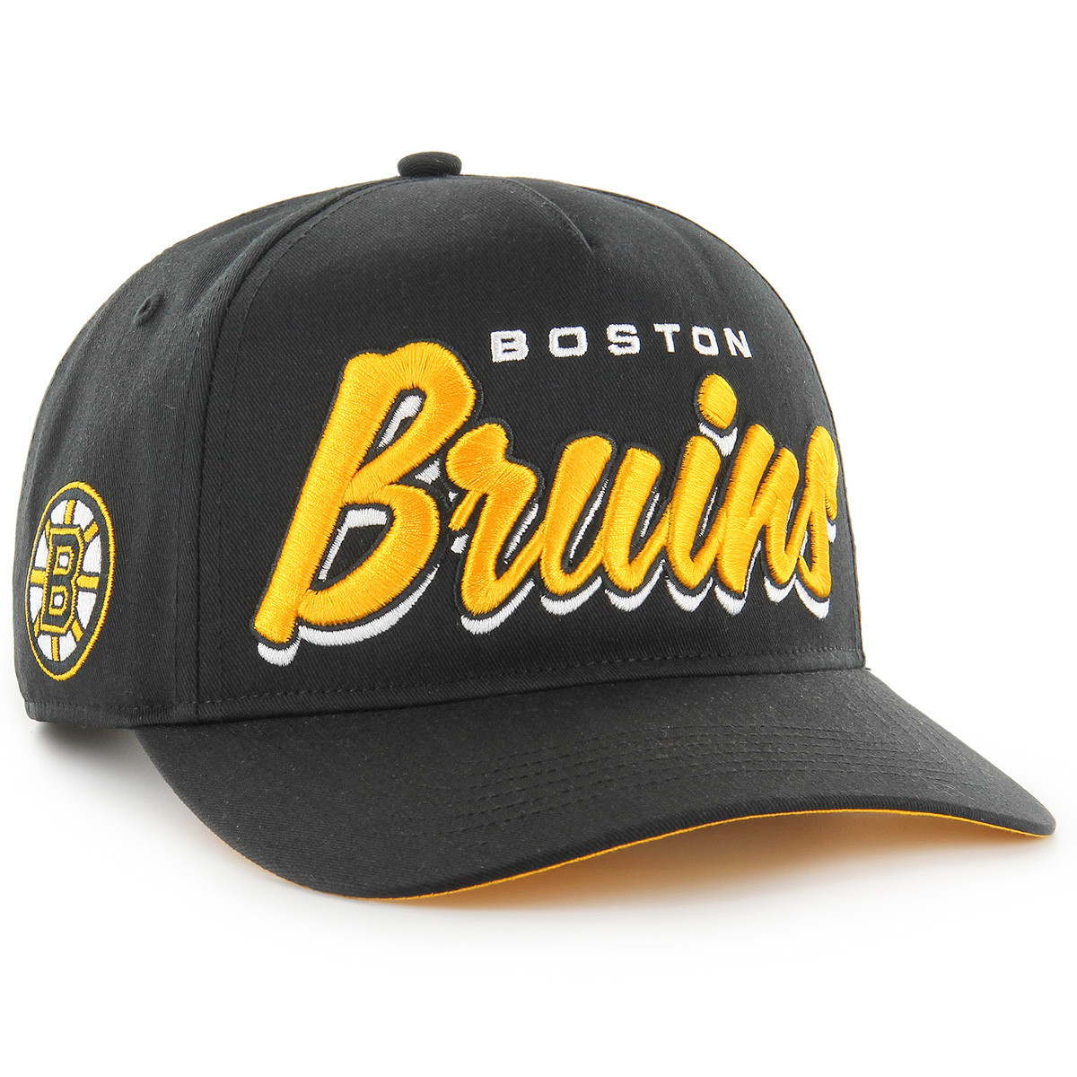Bruins '47 Drop Shadow Black Hitch Cap