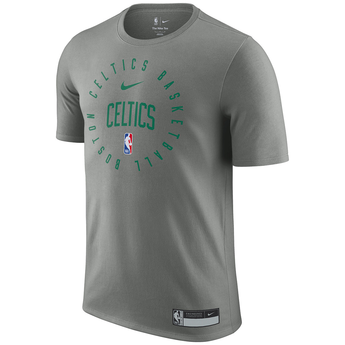 Celtics Nike Practice Gray Short Sleeve Tee