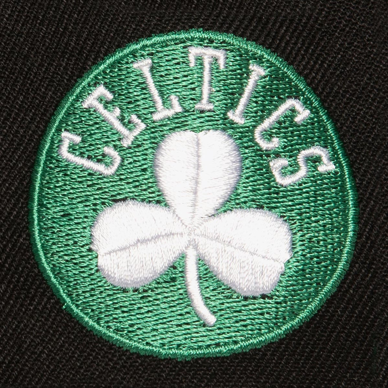 Celtics Mitchell & Ness Triple Play Black SnapBack Cap