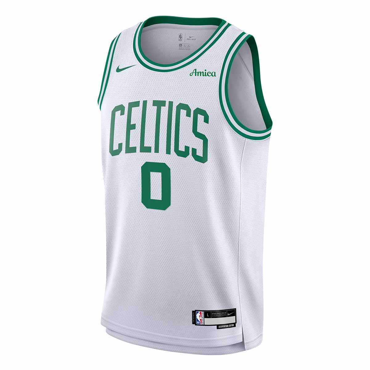 Youth Jayson Tatum Association Swingman Nike Jersey w/Amica Patch