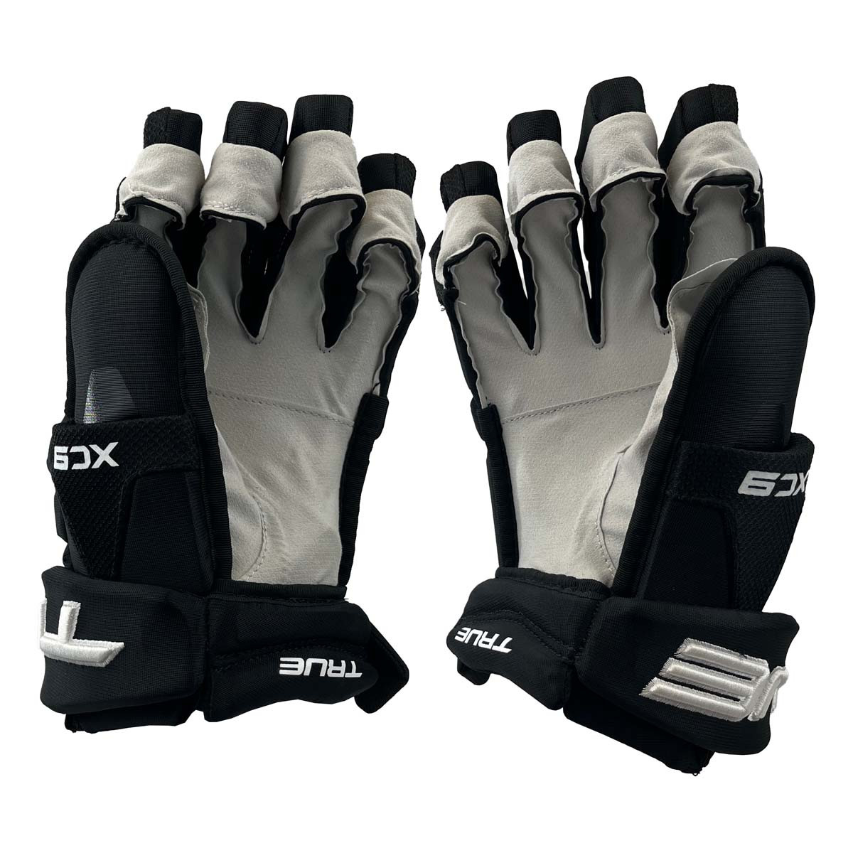 Team Stock TRUE XC9 Black Hockey Gloves - Tyler Bertuzzi