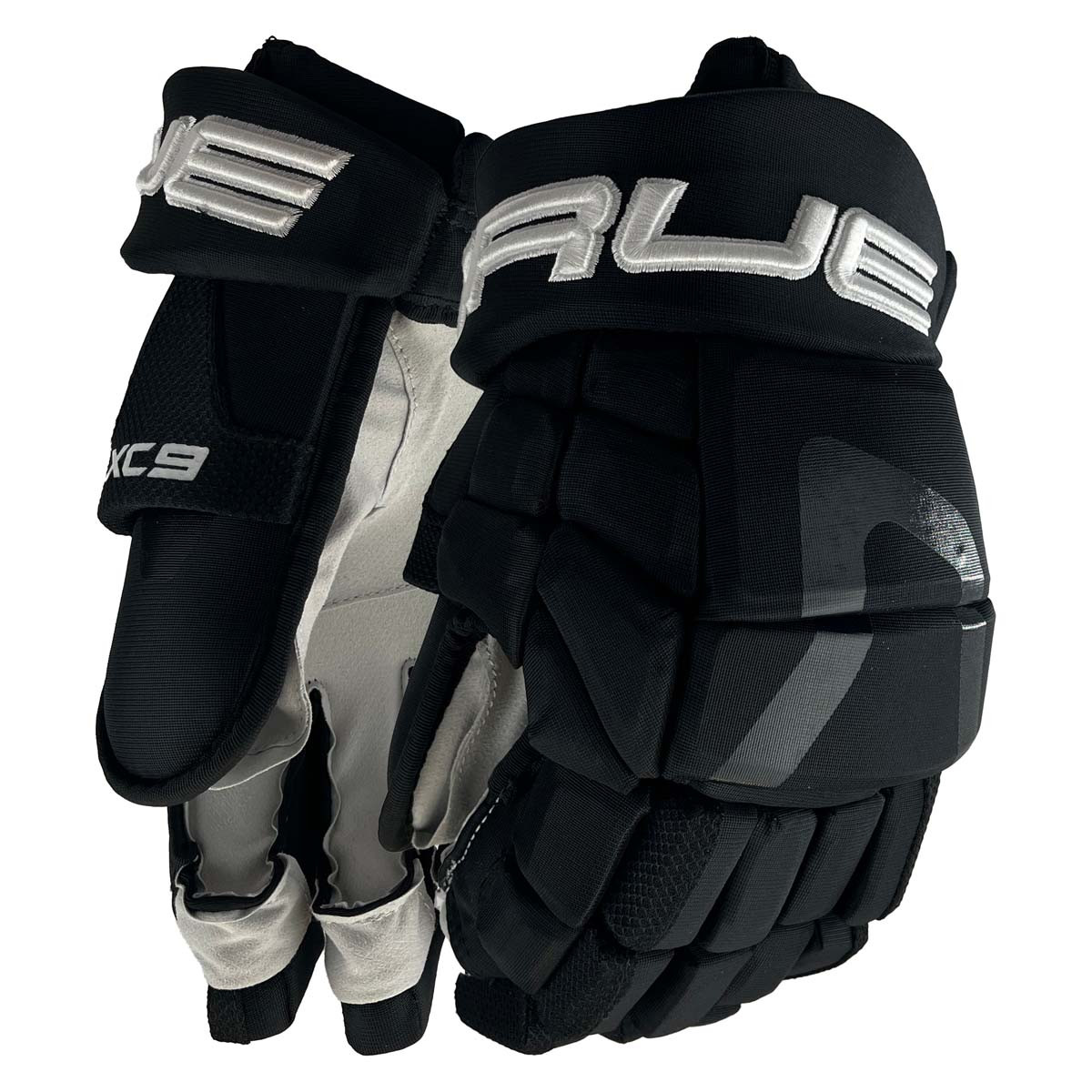 Team Stock TRUE XC9 Black Hockey Gloves - Tyler Bertuzzi