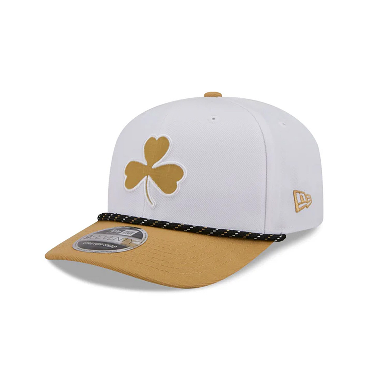 Celtics New Era 9Seventy Stretch Snap 2025 City Edition White Cap