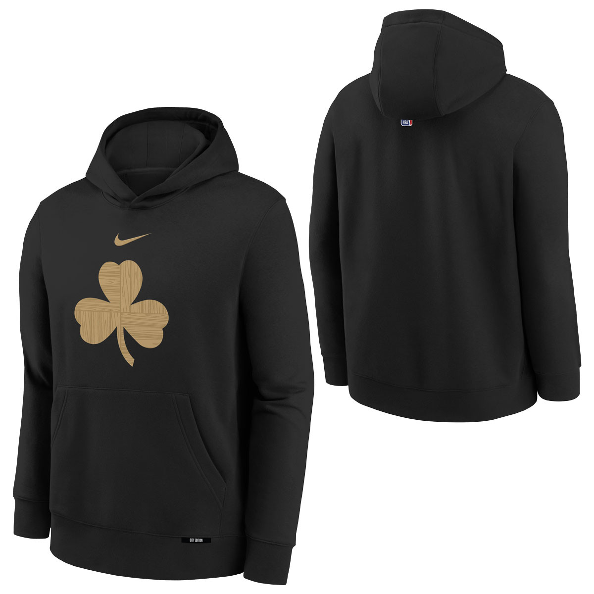 JULY NINE 2025 AW Hoodie/ブラック Celtics Youth Nike 2025 City Edition Club Black Pullover Hood