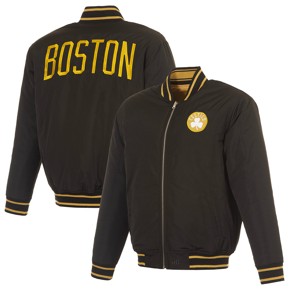 Celtics 2025 City Edition Nylon Reversible Black Jacket