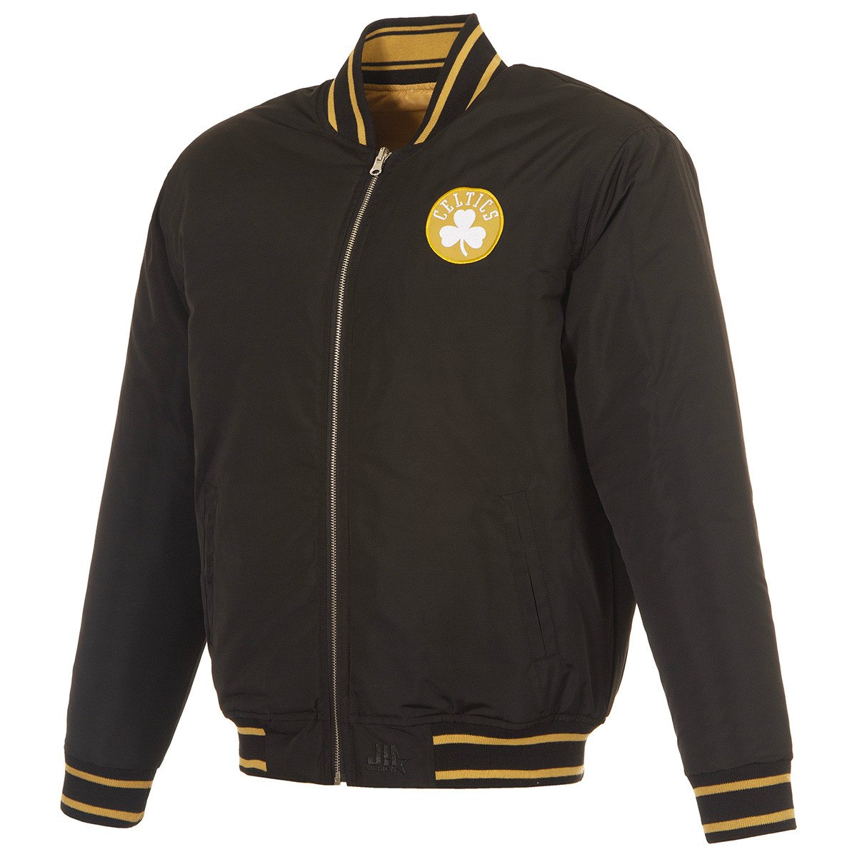 Celtics 2025 City Edition Nylon Reversible Black Jacket