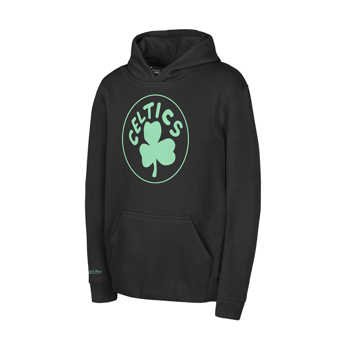 NBA 別注 チーム レタリング スウェット Celtics ブラック　M Men's Stadium Essentials Black Boston Celtics Club Level Pullover