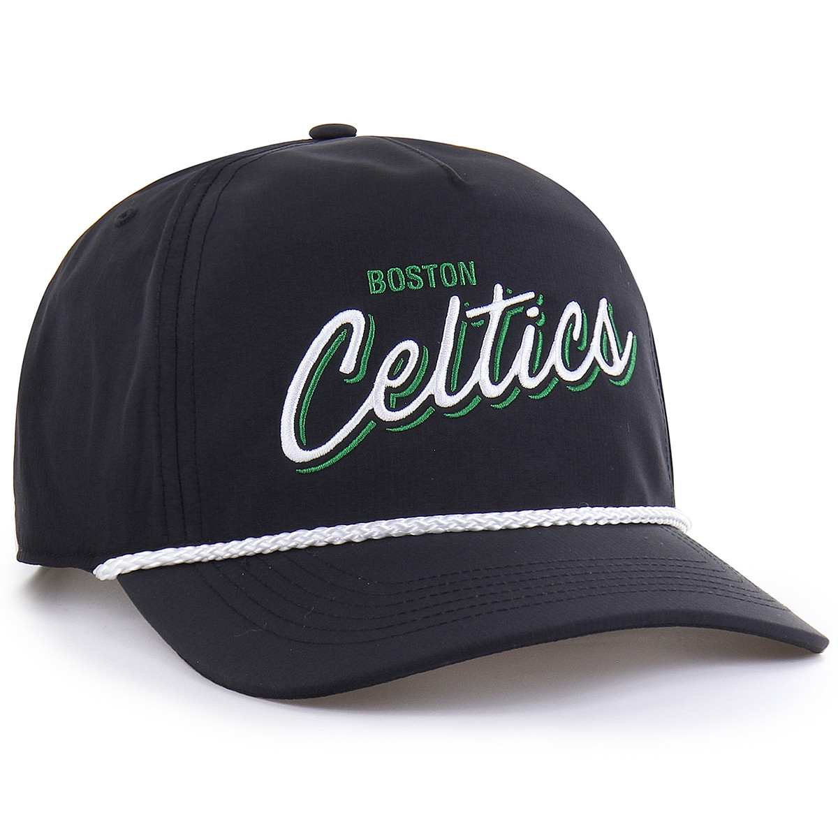 Celtics '47 Windowpane Black Hitch Cap