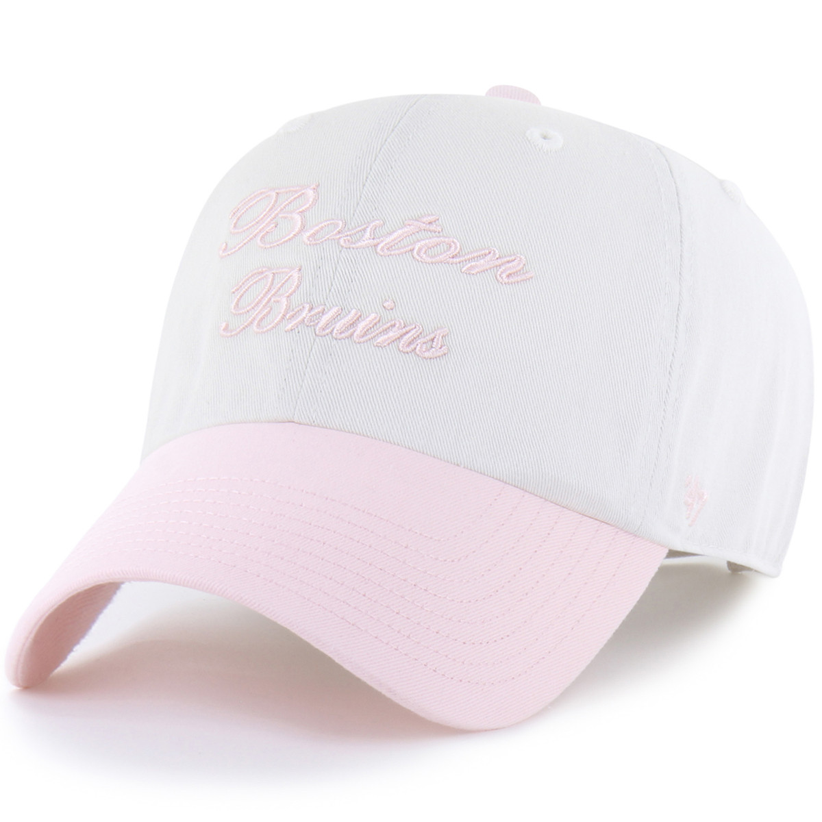 \'47 Brand Hat Women One Size Boston Bruins Pink Corduroy Mellow Clean Up Cap Boston Red Sox  main image 4