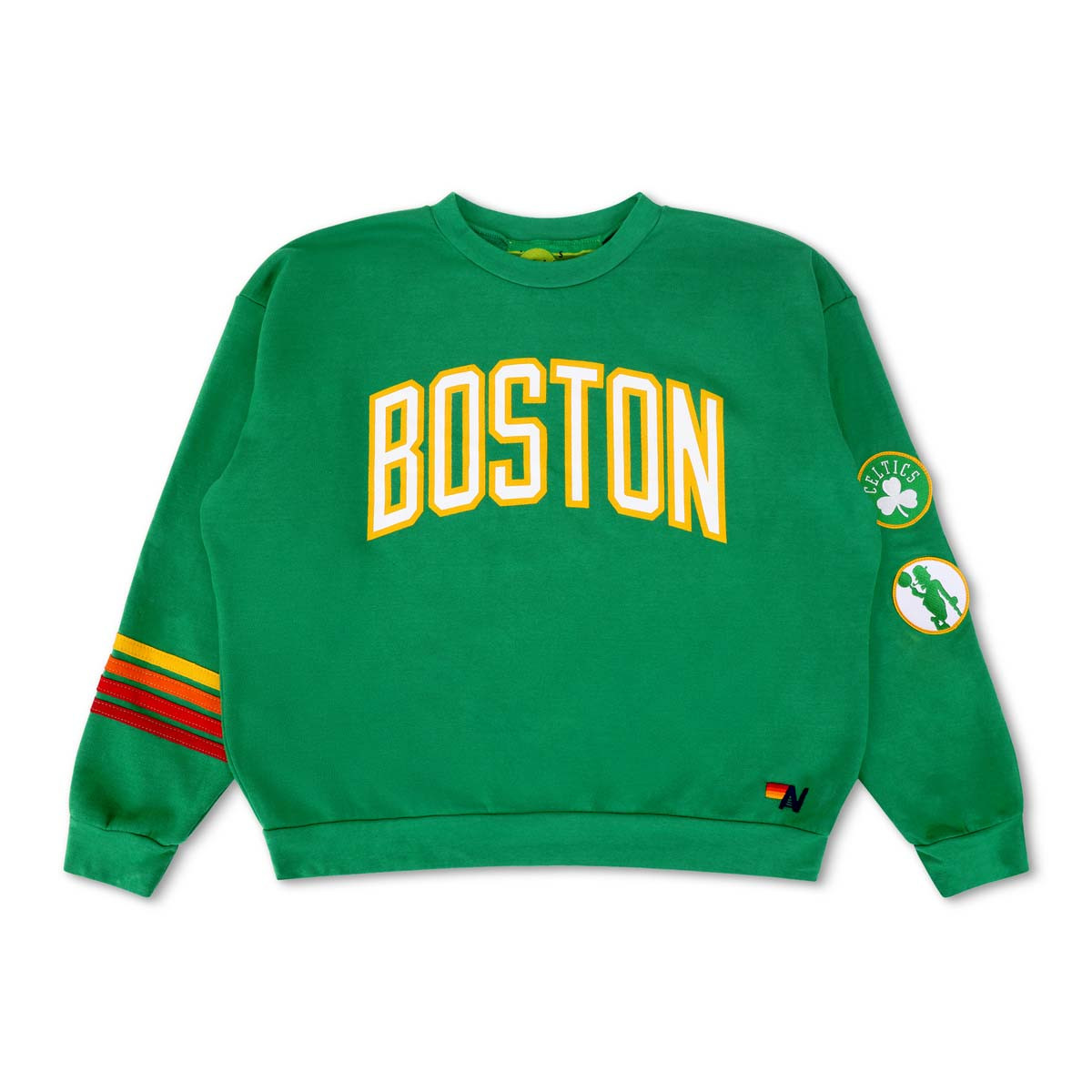 Celtics Youth All Ball Black Crew Sweatshirt