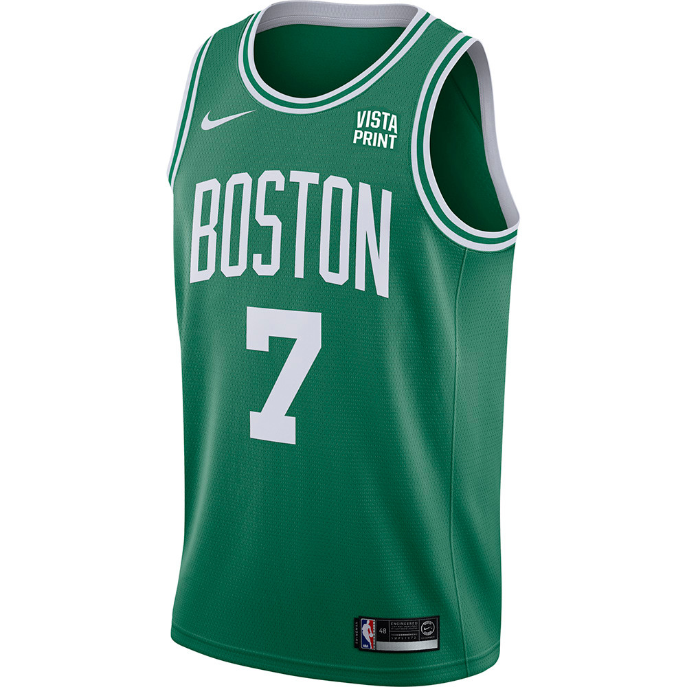 Logo Celtics Official Jersey Jaylen Brown Nike Icon Swingman