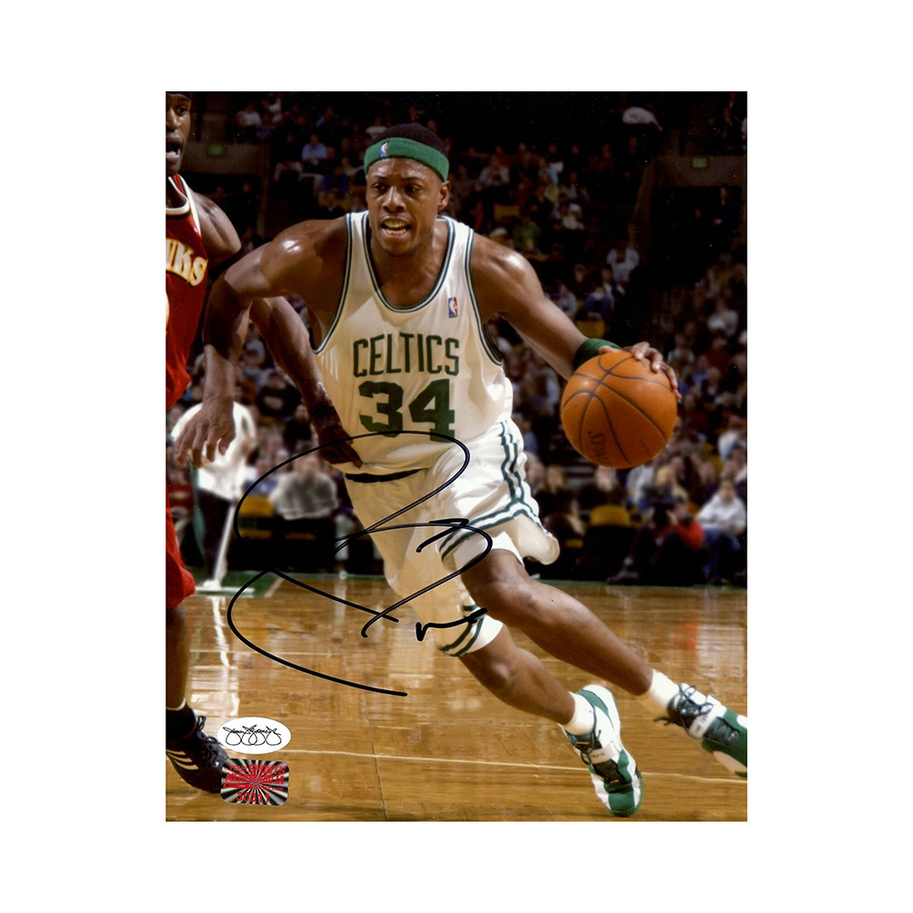 Paul Pierce Drive Signed / Autographed 8 x 10 Photo | Boston Pro Shop