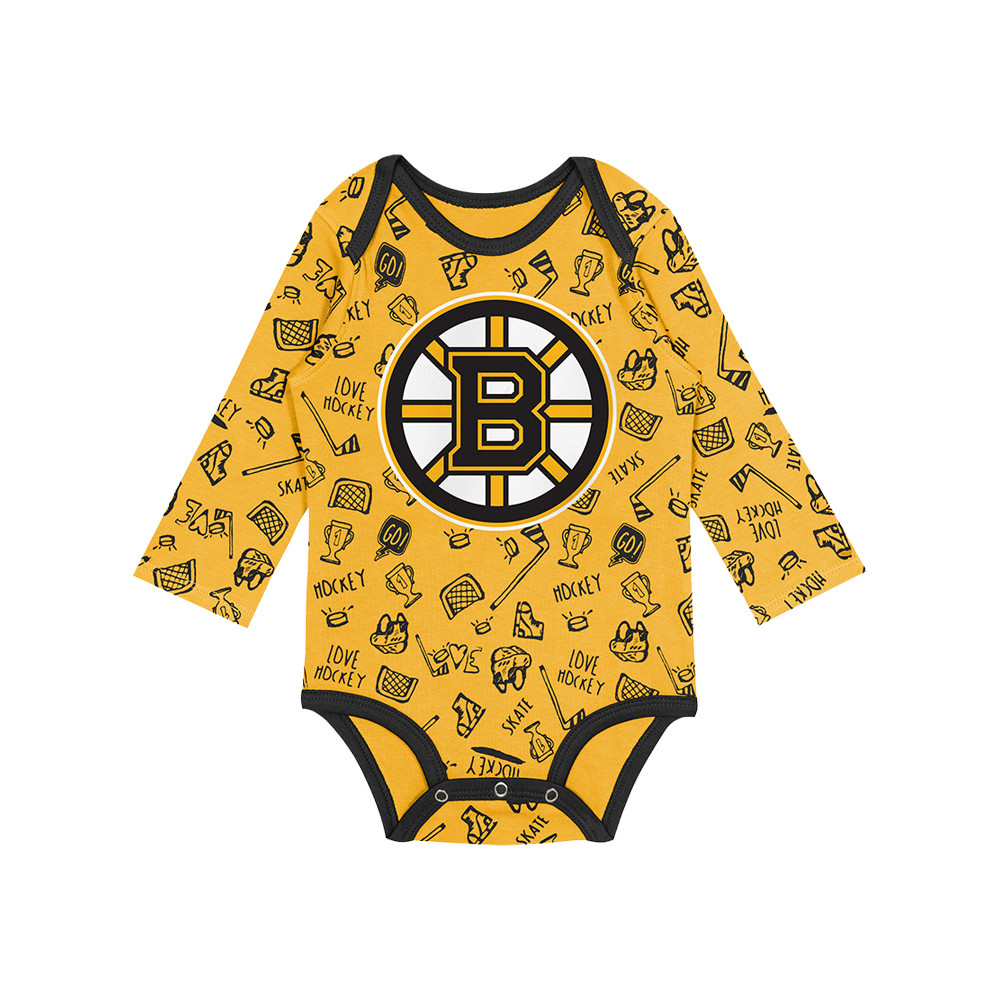 Boston Hockey Boston Bruins Baby Onesie Hockey Bruins Infant