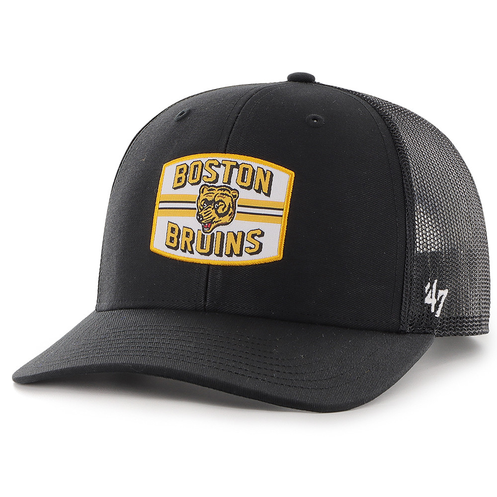 Bruins '47 Centennial Lunch Pail Black Trucker Cap Boston ProShop
