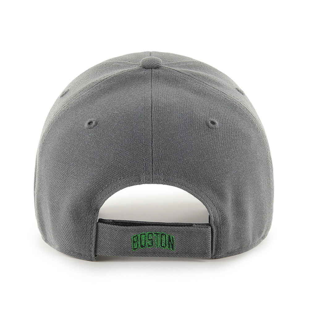 Celtics '47 Shamrock Outline Gray MVP Cap - Boston ProShop