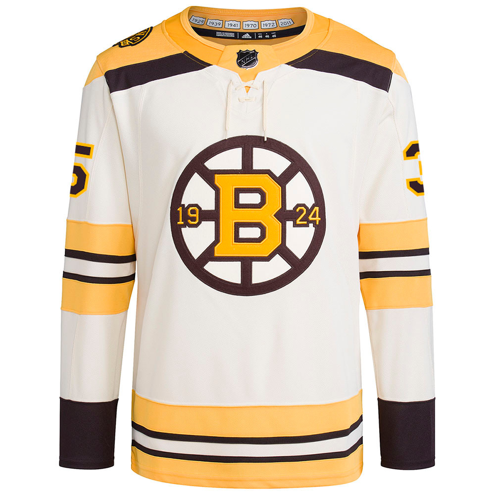 Ullmark adidas Centennial Primegreen Third Jersey - Boston ProShop