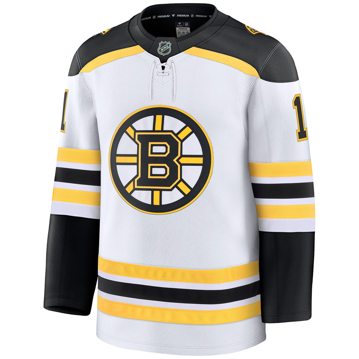 Swayman Fanatics White Away NHL Premium Jersey - Boston ProShop