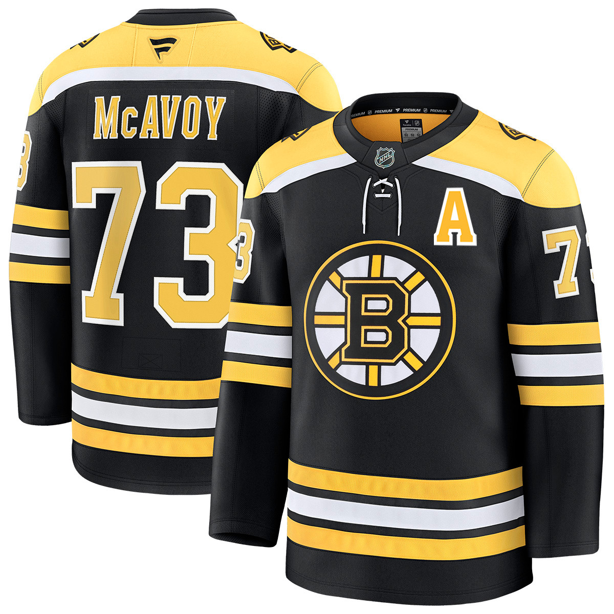 McAvoy Fanatics Black Home NHL Premium Jersey - Boston ProShop