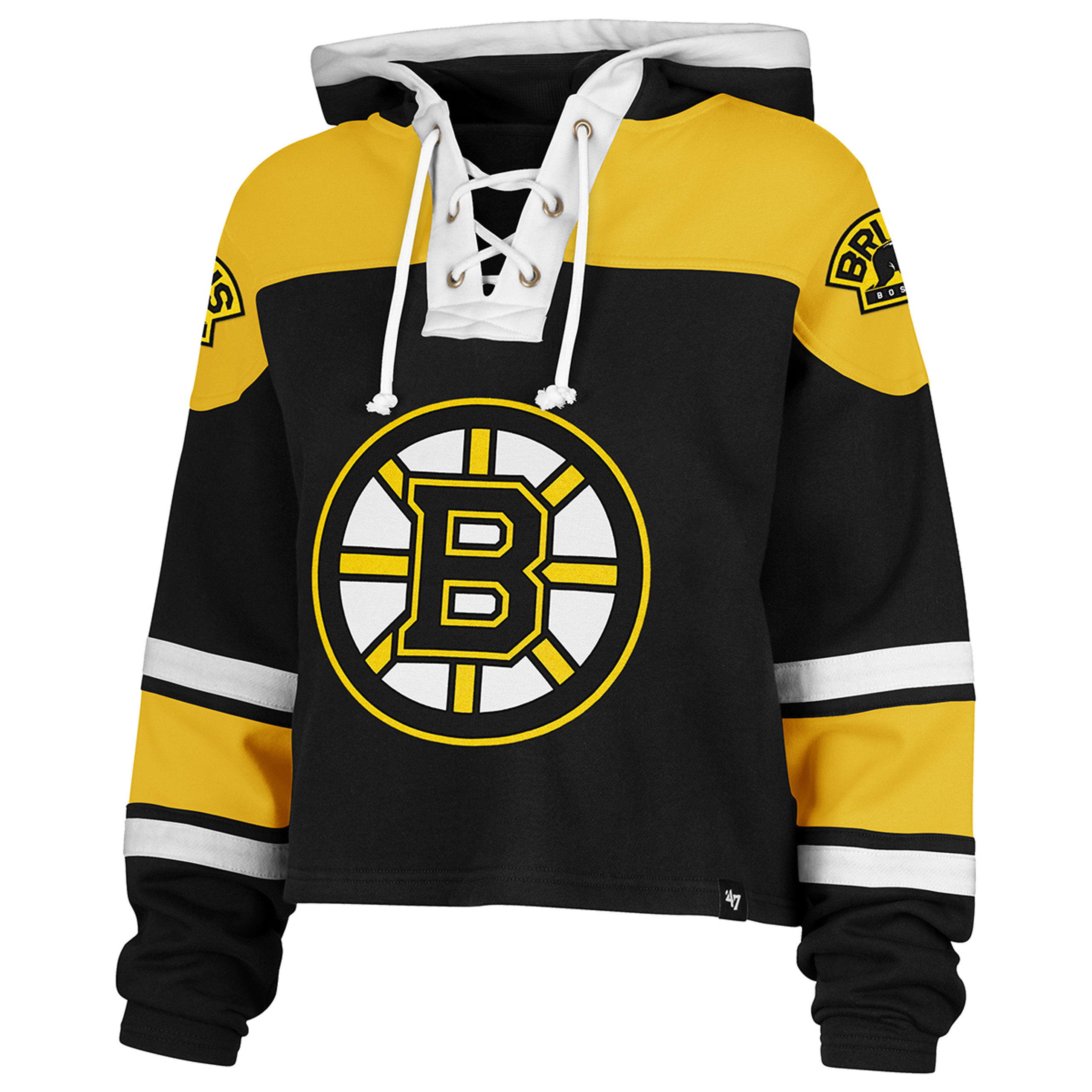 売れ筋商品|||プロスタンダード カットソー トップス レディース Women's Black Boston Bruins Jewels Cropped Pullover Hoodie Black Boston Bruins Pro Standard Women's Jewels Cropped Pullover