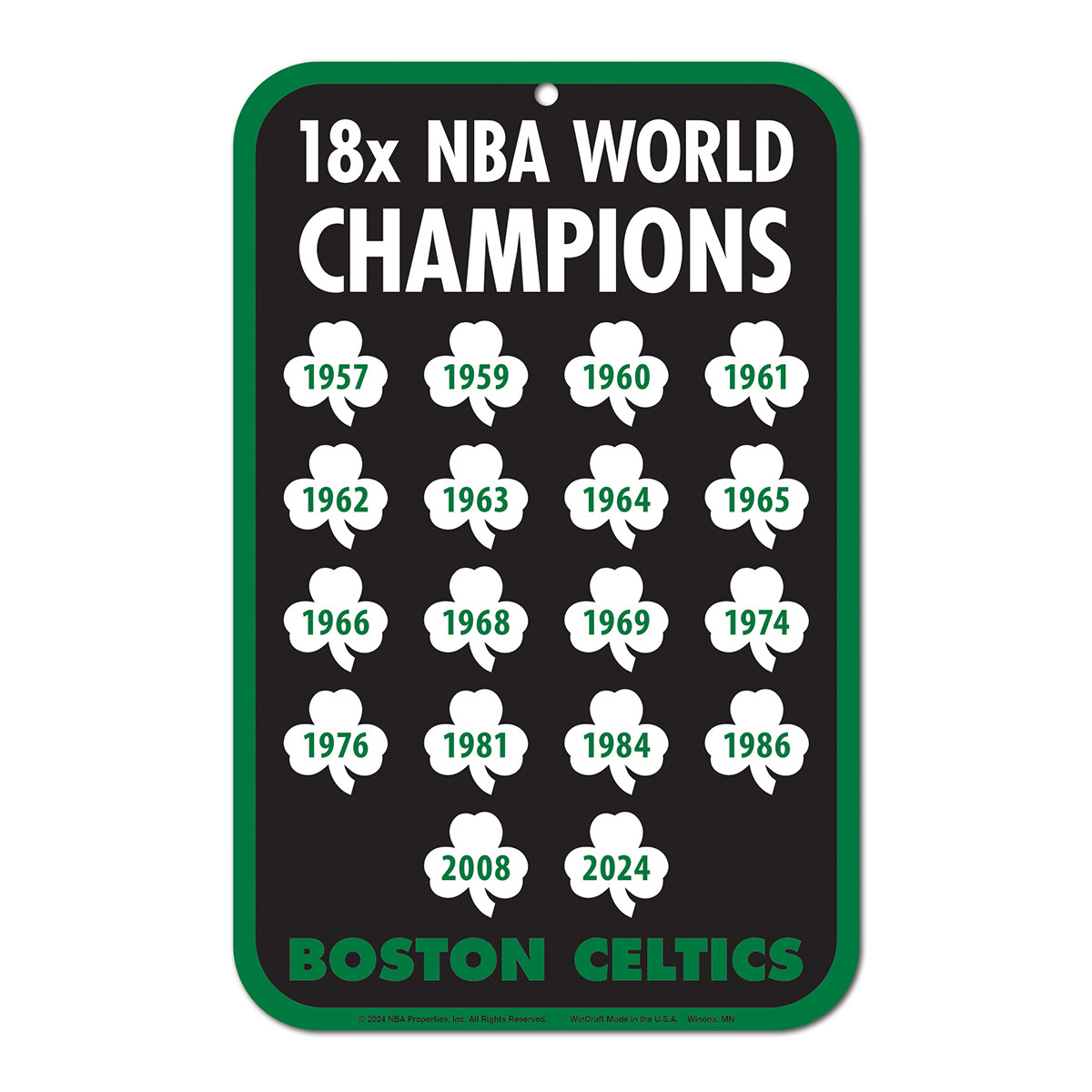 NBA　boston celtics   コレク… Celtics18xNBAChampionsShamrock